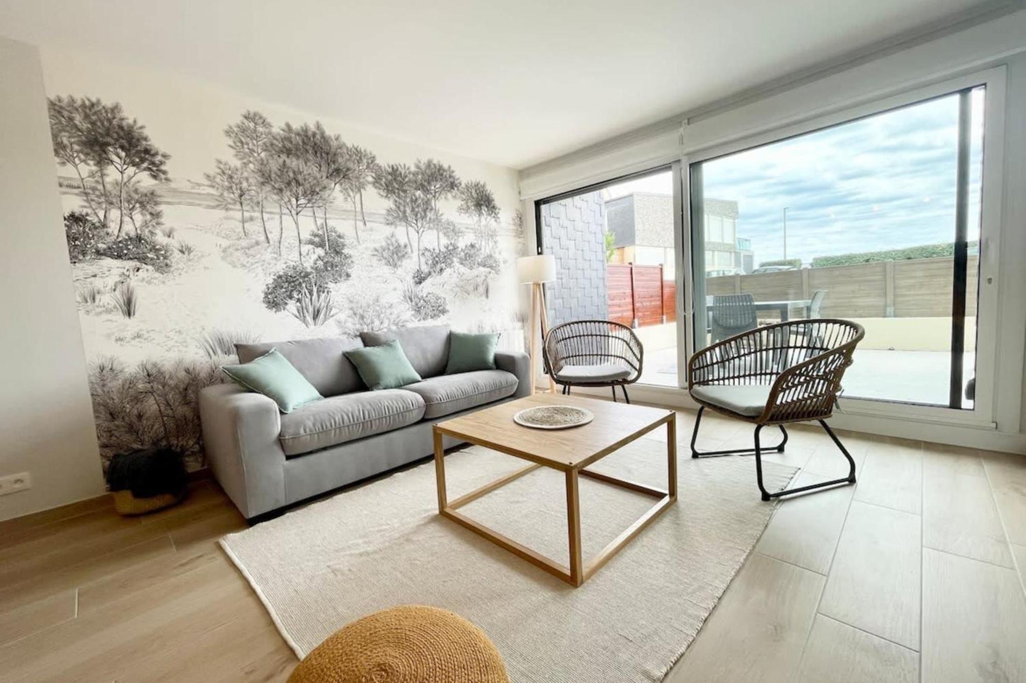T3 Neuf Archi Cocooning Terrasse Face A La Mer Ploemeur Exterior photo