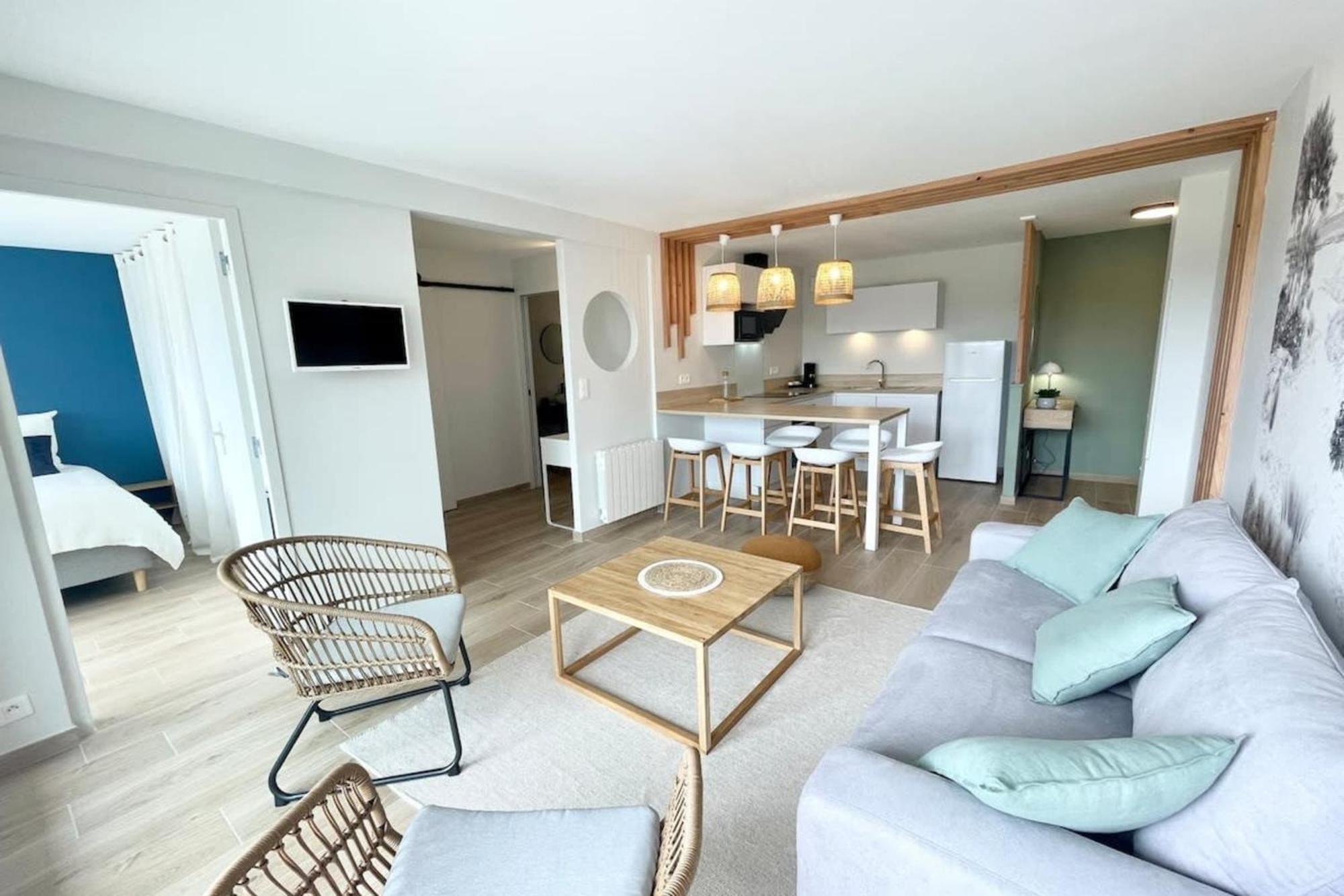 T3 Neuf Archi Cocooning Terrasse Face A La Mer Ploemeur Exterior photo